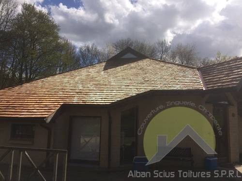 toiture en bois