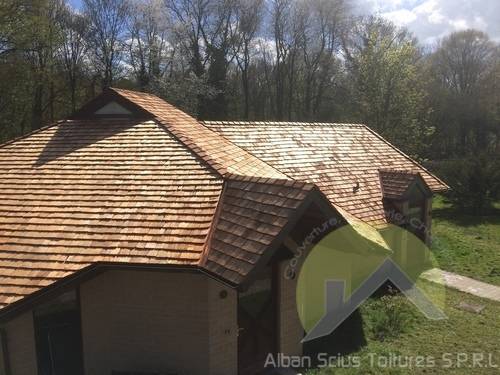 toiture en bois