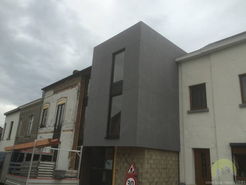 bardage en panneaux Eternit