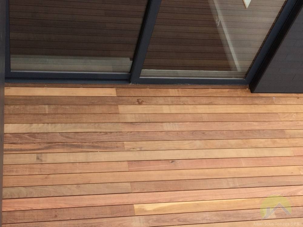 bardage plancher terrasse